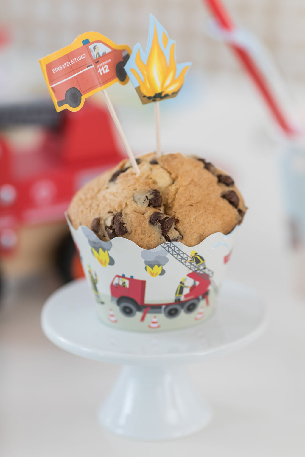 Feuerwehr Cupcake