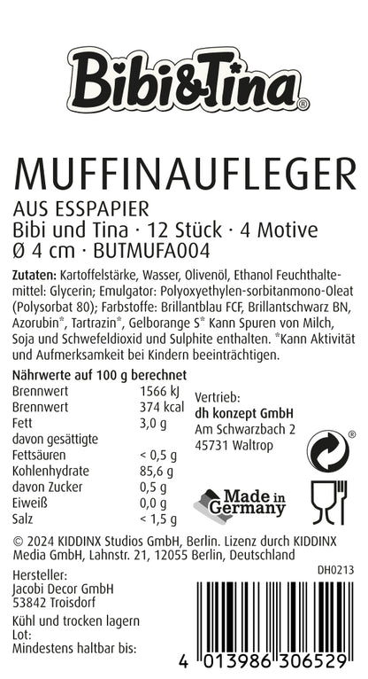 Bibi und Tina Muffinaufleger