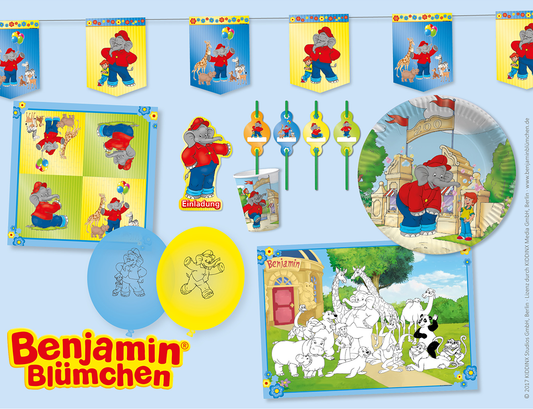 69 Teiliges Benjamin Blümchen Partyset