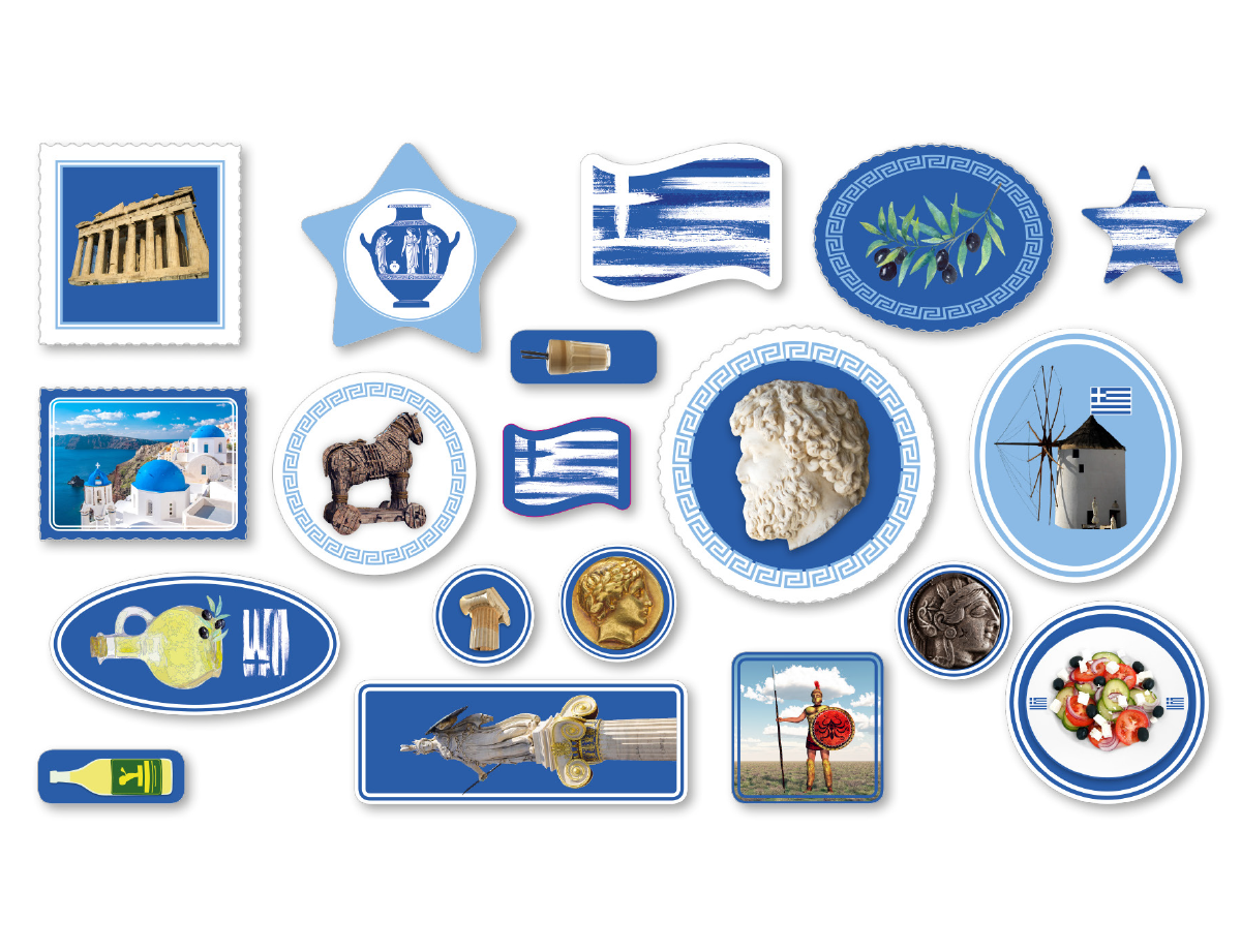 Griechenland XXL Konfetti