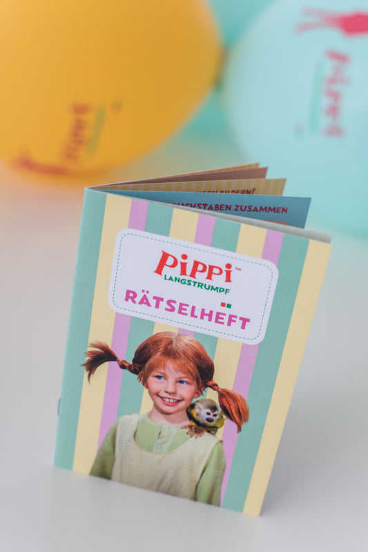 Pippi Langstrumpf Mal und Rätselheft