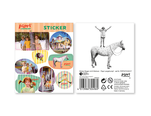 Pippi Langstrumpf Sticker