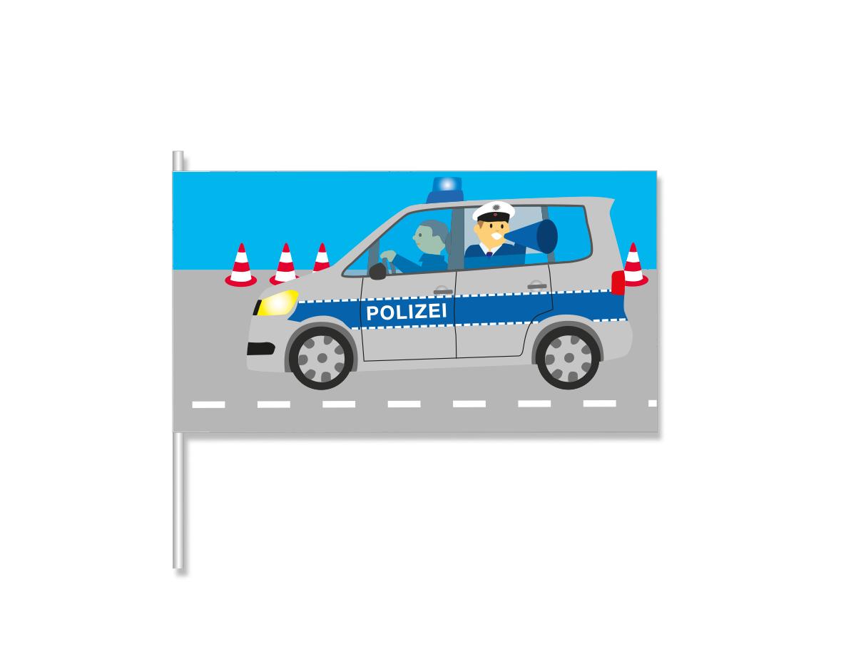 Polizei Flagge