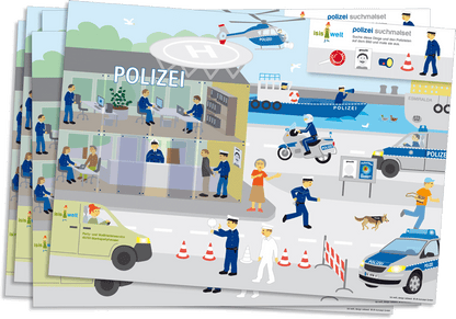 Polizei Platzsets