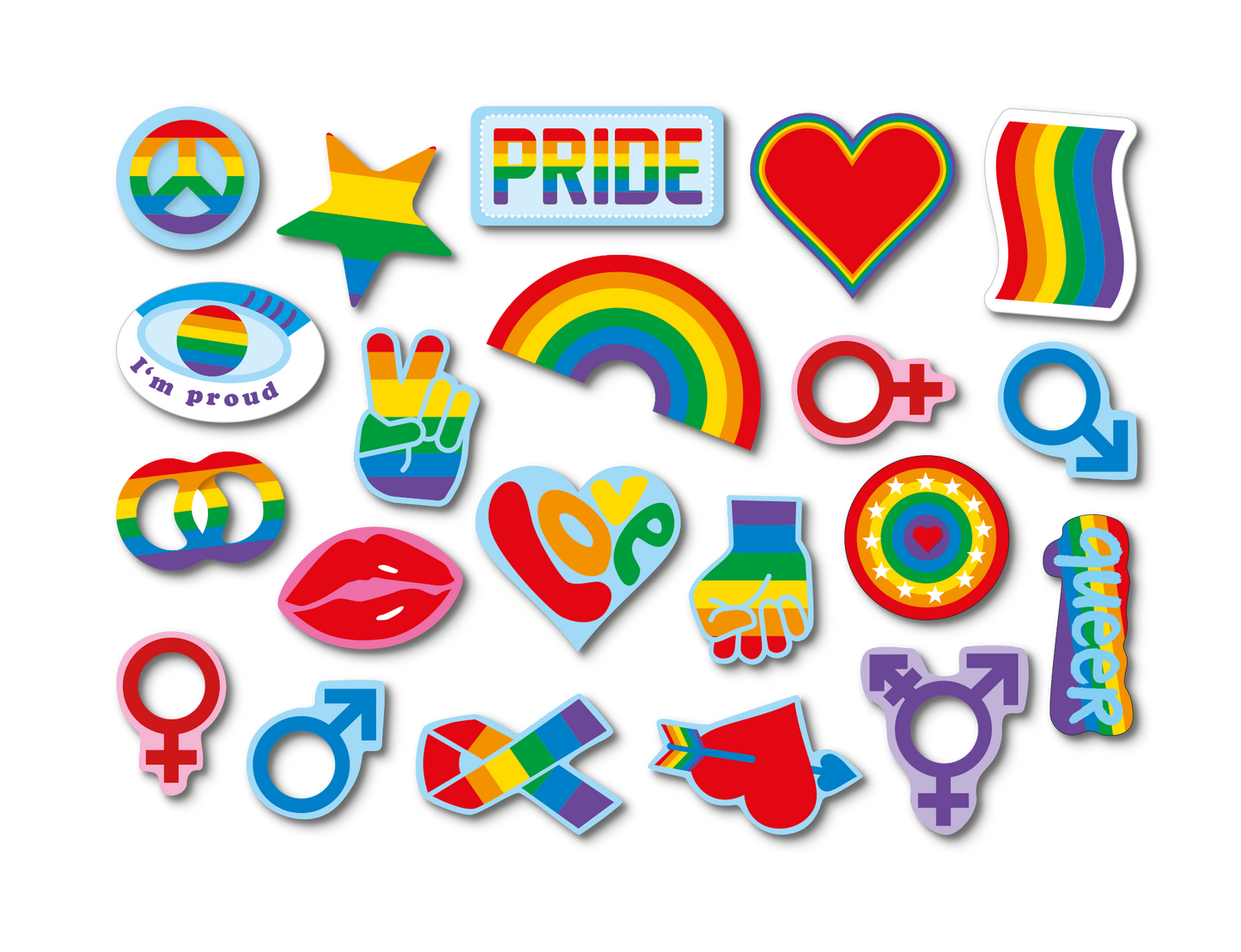 Pride Regenbogen XXL Konfetti