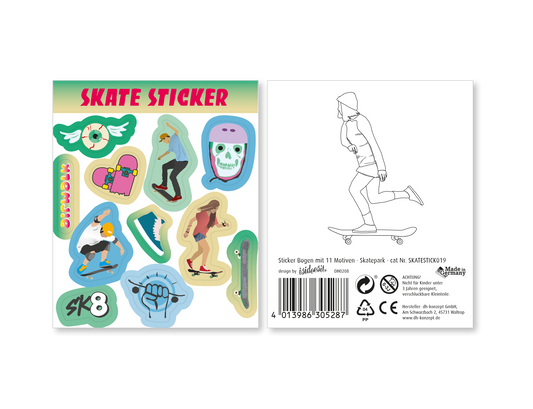 Skaterpark Sticker